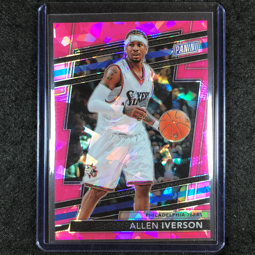 2024 Panini National VIP ALLEN IVERSON Base Pink Sparkle 46/88 #37