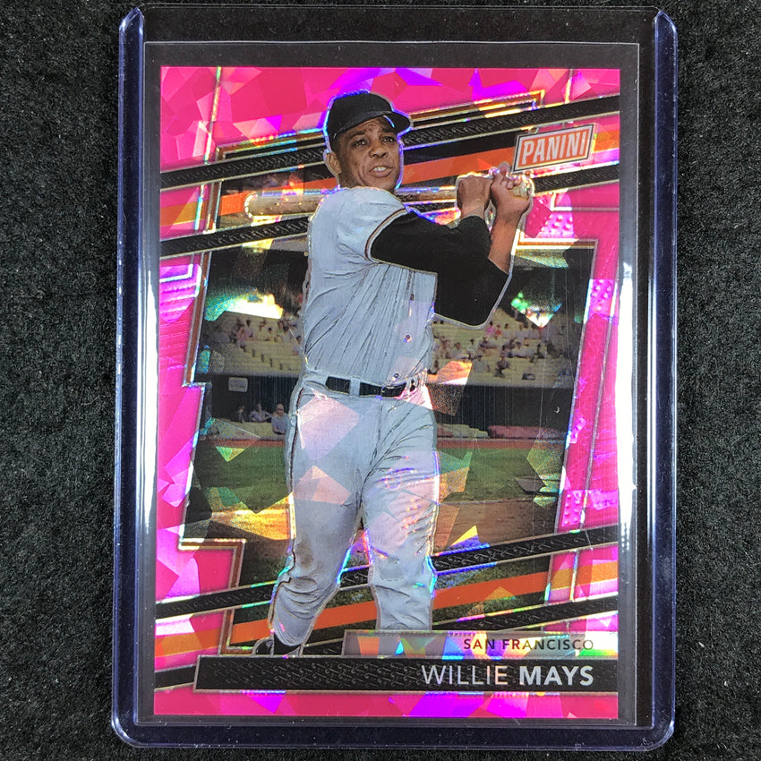 2024 Panini National VIP WILLIE MAYS Base Pink Sparkle 45/88 #43