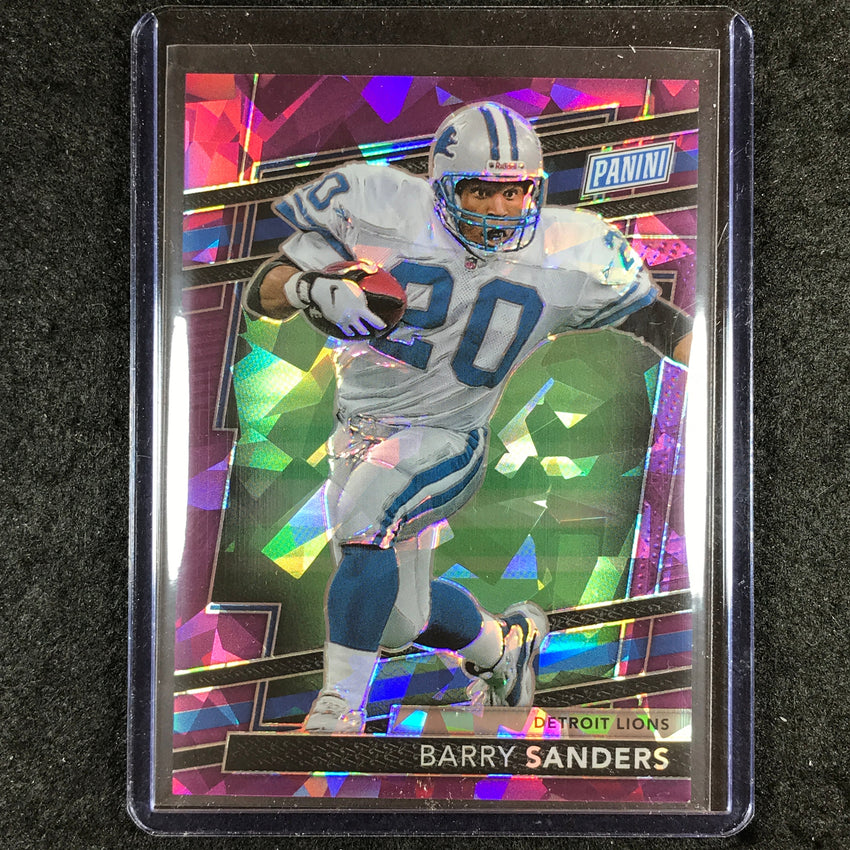 2024 Panini National VIP BARRY SANDERS Base Purple Sparkle 10/49 #5