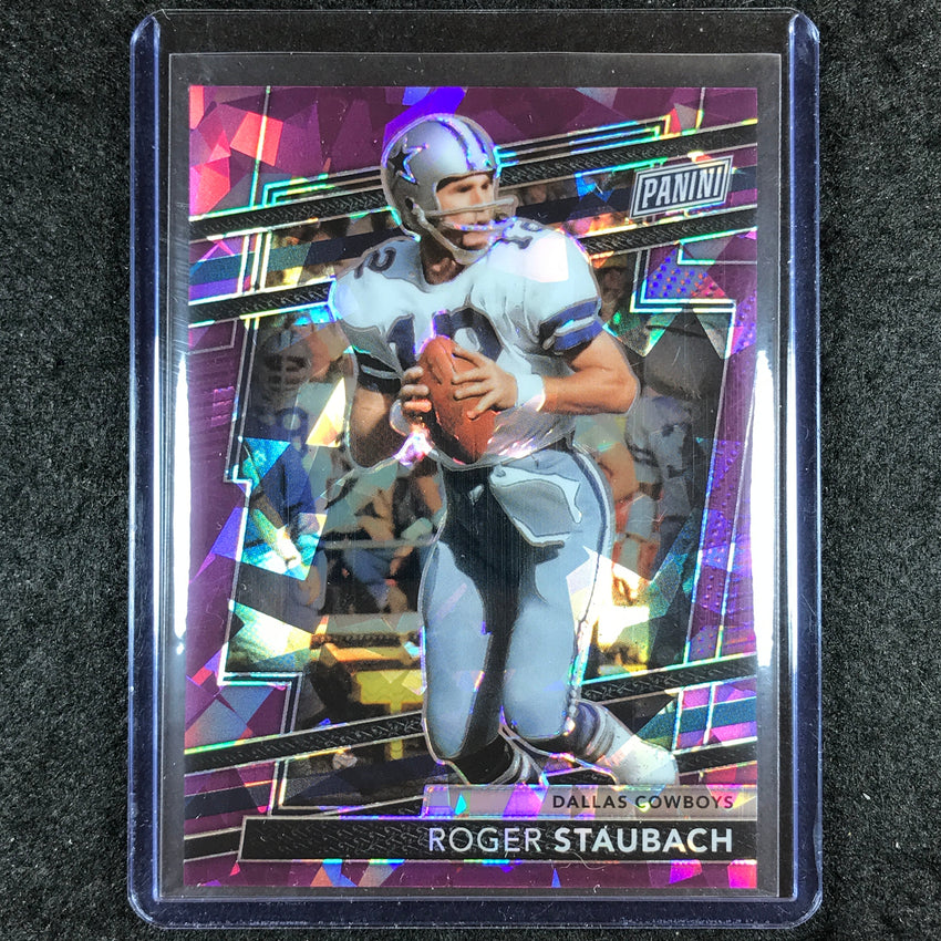 2024 Panini National VIP ROGER STAUBACH Base Purple Sparkle 49/49 #16
