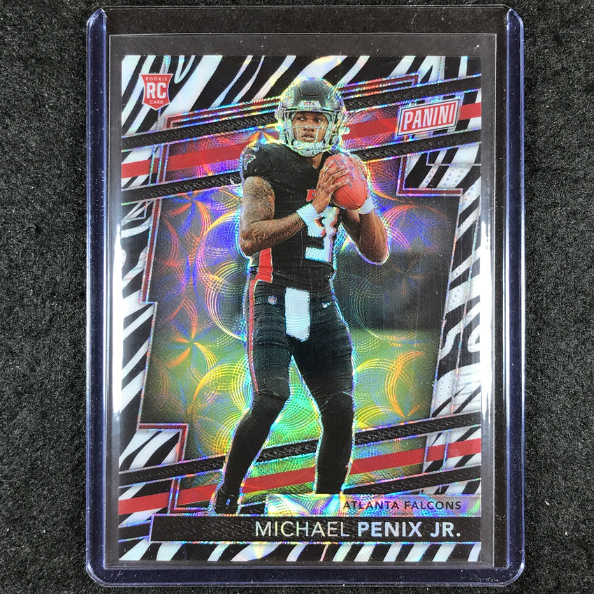 2024 Panini National VIP MICHAEL PENIX JR. Rookies Zebra SSP #RC13