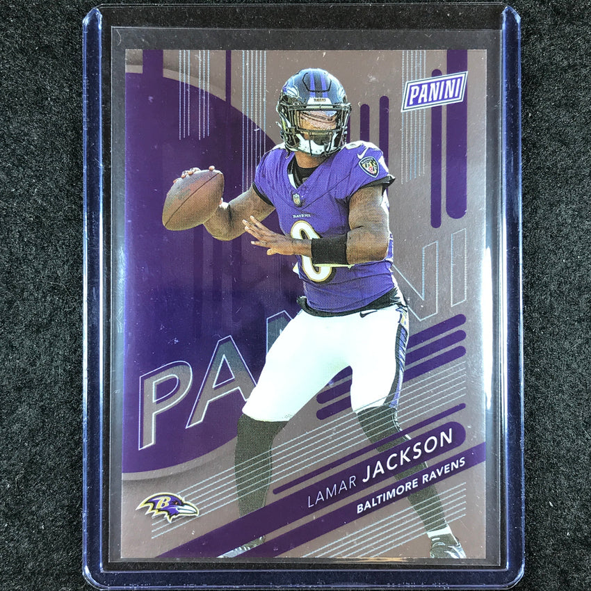 2024 Panini National Silver Pack LAMAR JACKSON Base Foil #3