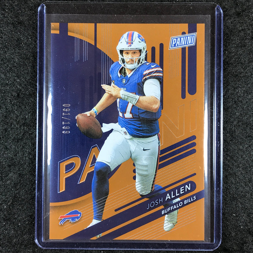 2024 Panini National Silver Pack JOSH ALLEN Base Orange 91/199