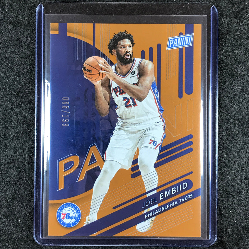 2024 Panini National Silver Pack JOEL EMBIID Base Orange 66/199