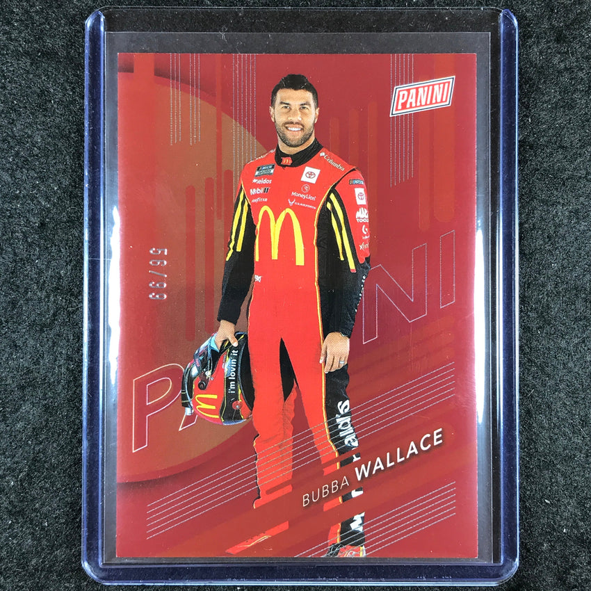 2024 Panini National Silver Pack BUBBA WALLACE Base Red 56/99