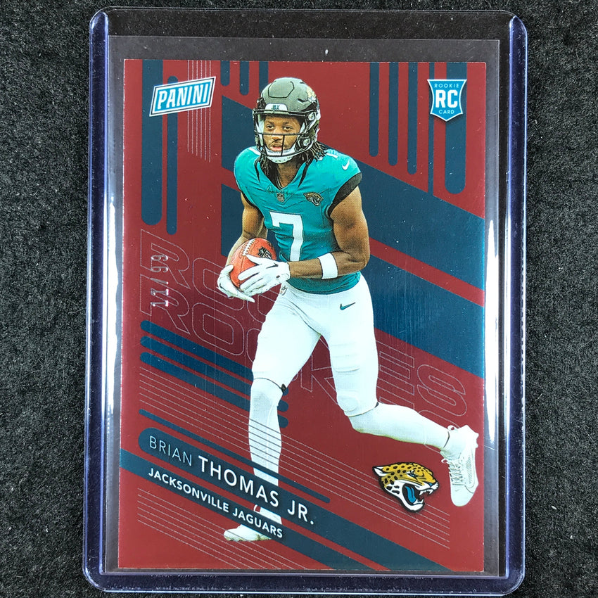 2024 Panini National Silver Pack BRIAN THOMAS JR. Rookies Red 11/99