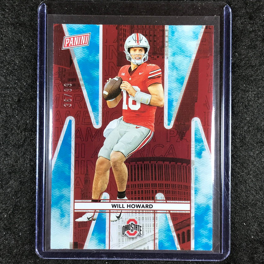 2024 Panini National Silver Pack WILL HOWARD Prospect Red 36/99