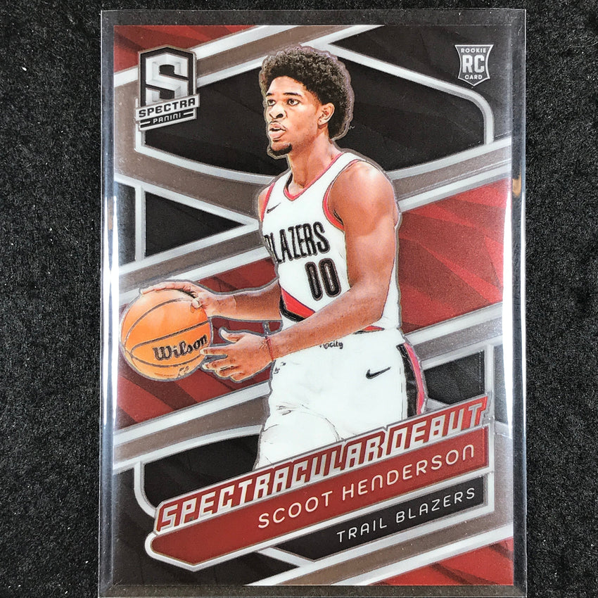 2023-24 Spectra SCOOT HENDERSON Rookie Base Spectacular Debut #187