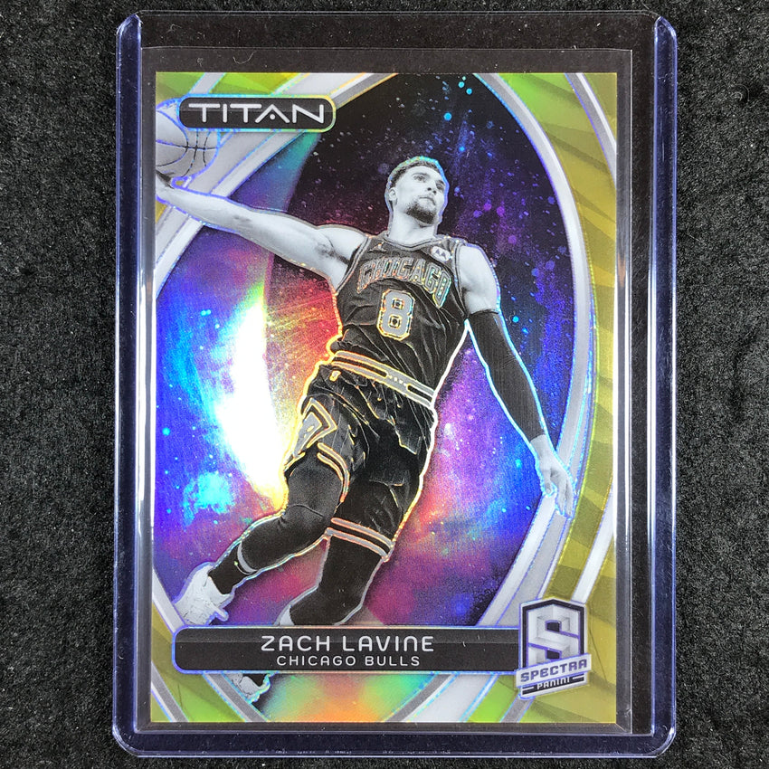 2023-24 Spectra ZACH LAVINE Titan Gold 4/10 #63