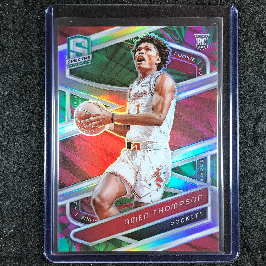2023-24 Spectra AMEN THOMPSON Rookie Base Menagerie SP #150