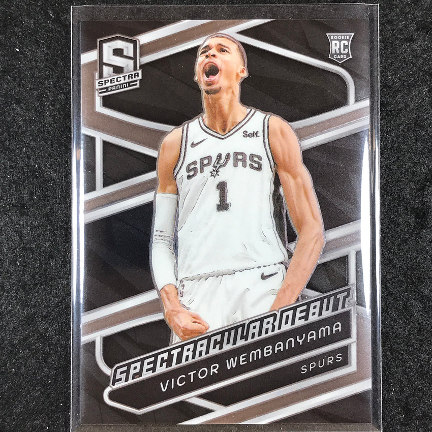 2023-24 Spectra VICTOR WEMBANYAMA Rookie Base Spectacular Debut #195