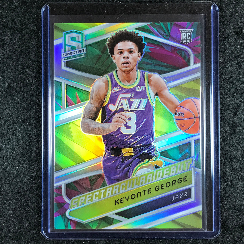 2023-24 Spectra KEYONTE GEORGE Rookie Spectacular Debut Menagerie SP #182