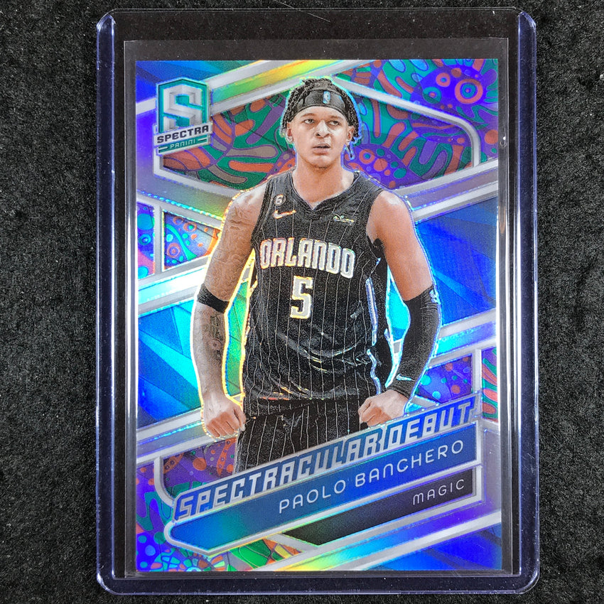 2023-24 Spectra PAOLO BANCHERO Spectacular Debut Psychedelic SSP #181