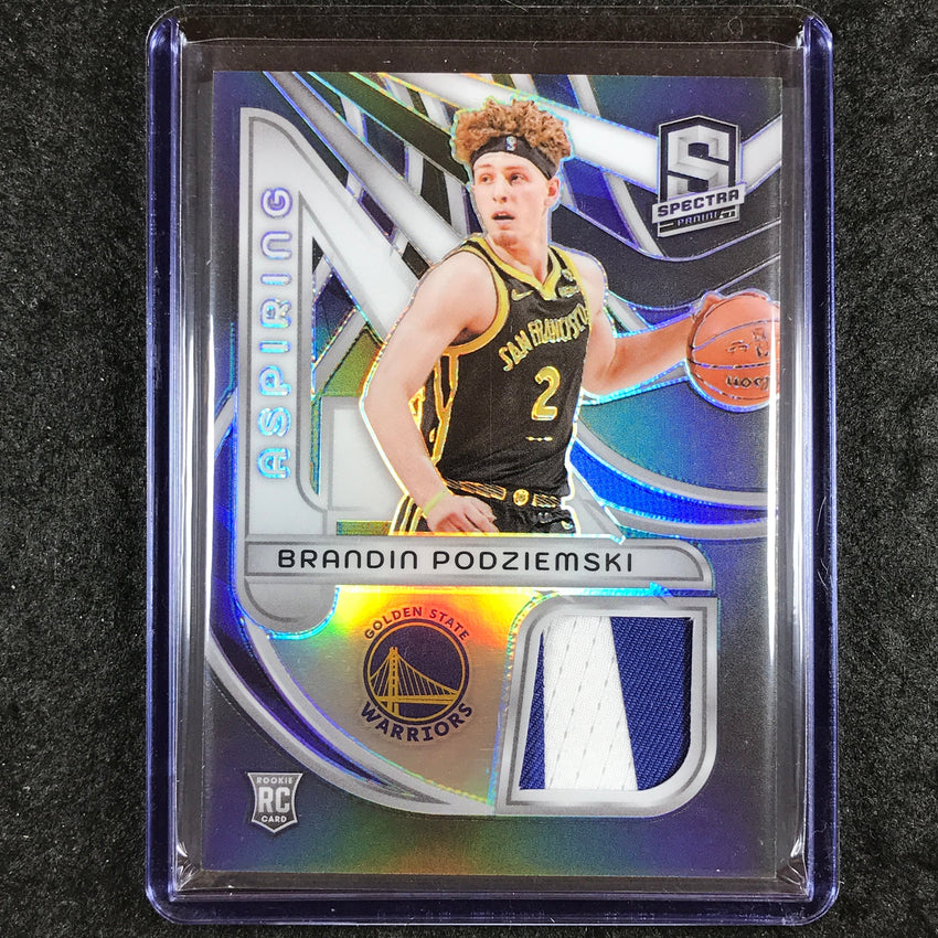 2023-24 Spectra BRANDIN PODZIEMSKI Aspiring Rookie Patch Relic Base 134/149