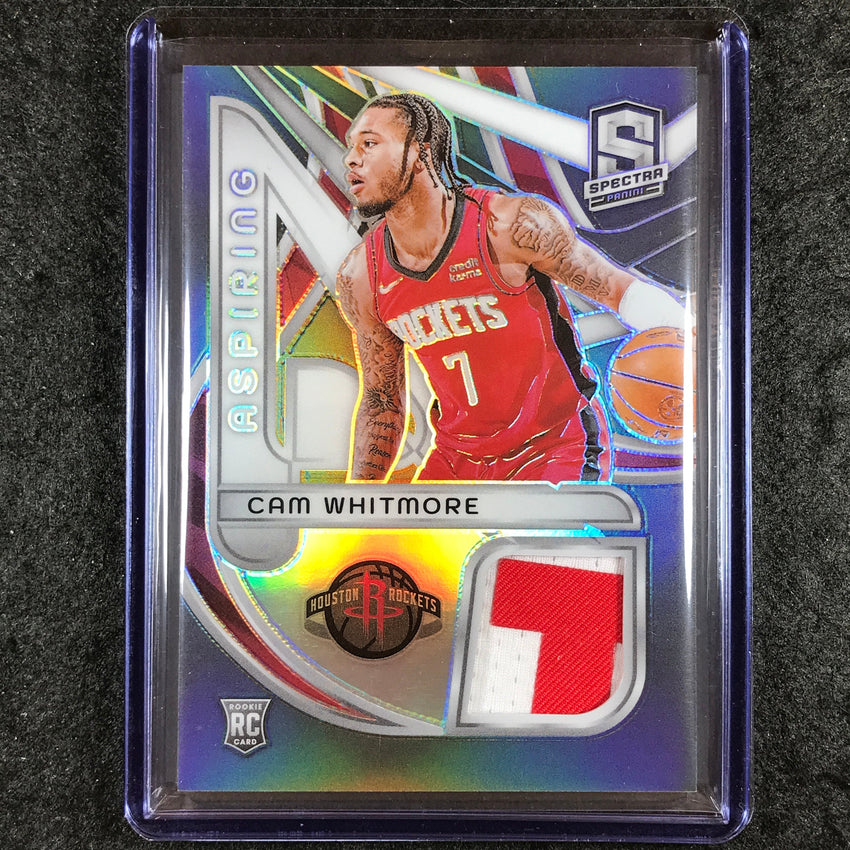 2023-24 Spectra CAM WHITMORE Aspiring Rookie Patch Relic Base 72/149