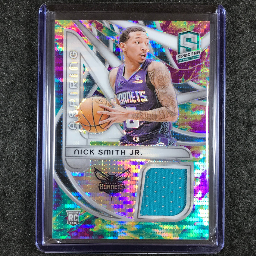 2023-24 Spectra NICK SMITH JR. Aspiring Rookie Patch Relic Celestial 38/99