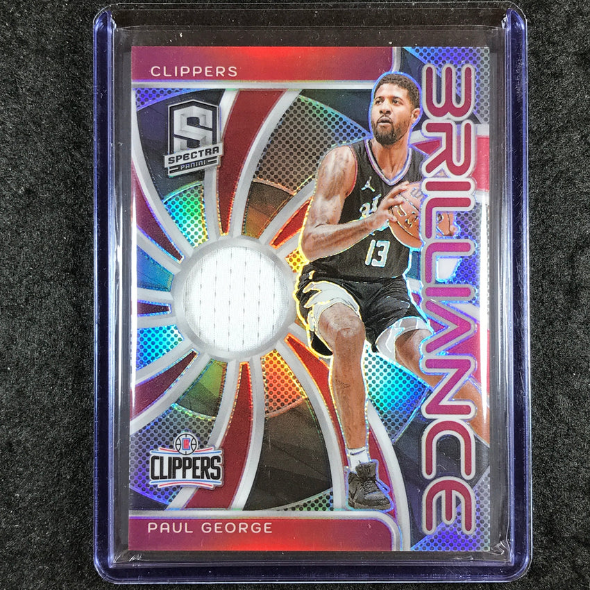 2023-24 Spectra PAUL GEORGE Brilliance Jersey Relic Base 38/149