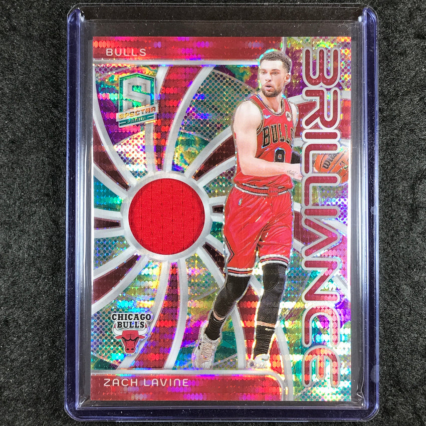 2023-24 Spectra ZACH LAVINE Brilliance Jersey Relic Celestial 86/99