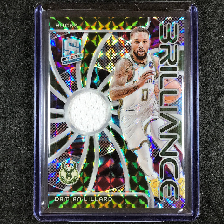 2023-24 Spectra DAMIAN LILLARD Brilliance Jersey Relic Interstellar 2/75