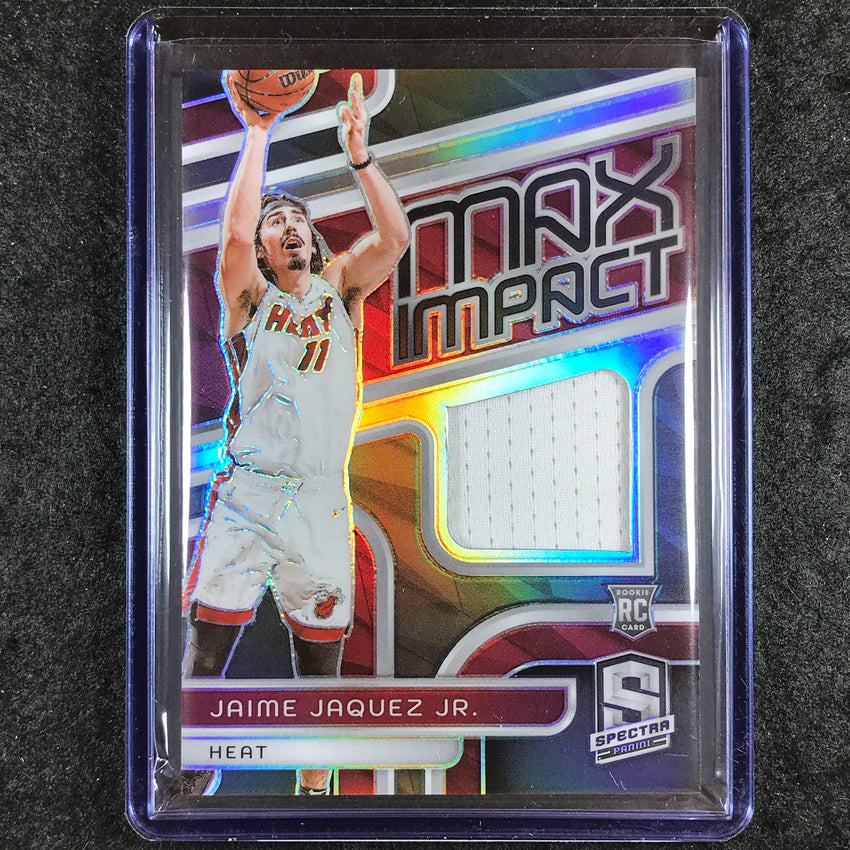 2023-24 Spectra JAIME JAQUEZ JR. Max Impact Rookie Jersey Relic Base 59/149