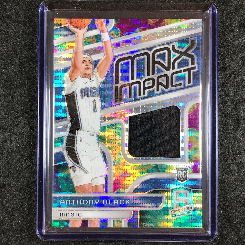 2023-24 Spectra ANTHONY BLACK Max Impact Rookie Jersey Relic Celestial 9/99