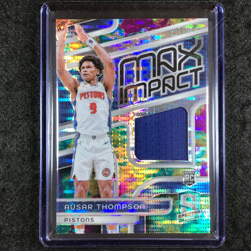 2023-24 Spectra AUSAR THOMPSON Max Impact Rookie Jersey Relic Celestial 95/99