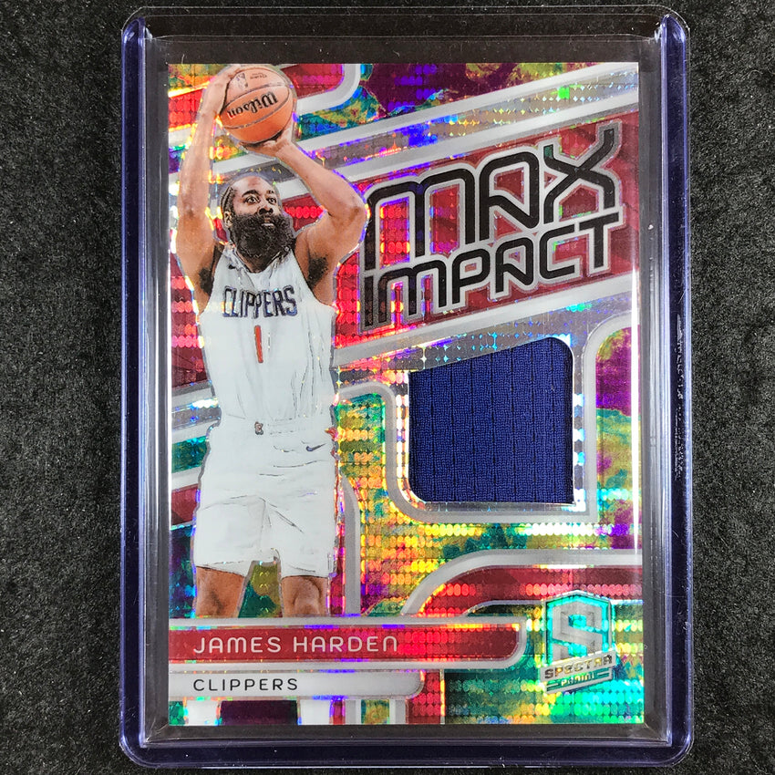 2023-24 Spectra JAMES HARDEN Max Impact Jersey Relic Celestial 10/99