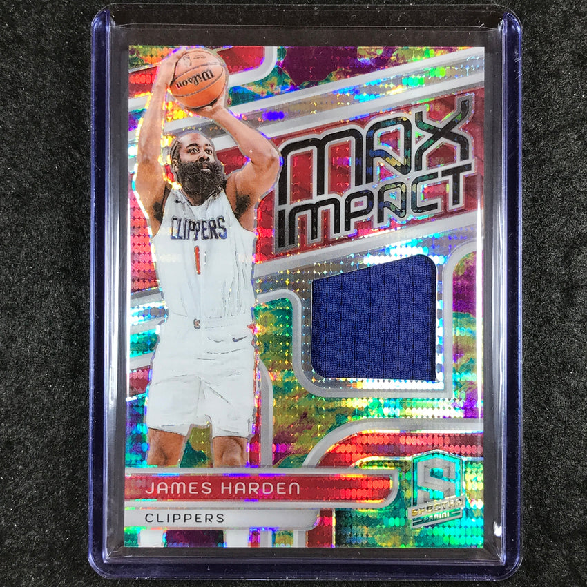 2023-24 Spectra JAMES HARDEN Max Impact Jersey Relic Celestial 52/99