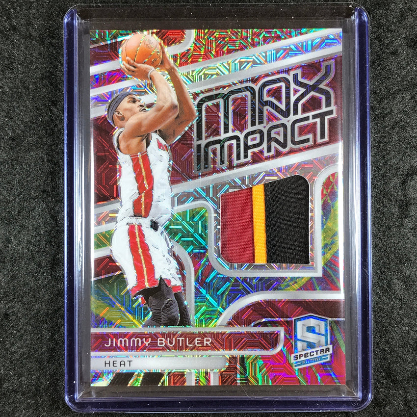 2023-24 Spectra JIMMY BUTLER Max Impact Patch Relic Meta 23/25