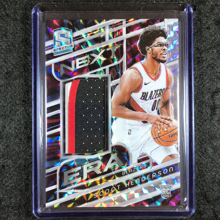 2023-24 Spectra SCOOT HENDERSON Next Era Rookie Patch Relic Interstellar 40/75