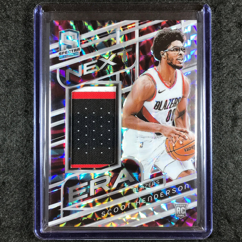 2023-24 Spectra SCOOT HENDERSON Next Era Rookie Patch Relic Interstellar 72/75