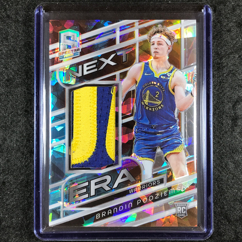 2023-24 Spectra BRANDIN PODZIEMSKI Next Era Rooke Patch Relic Astral 27/49