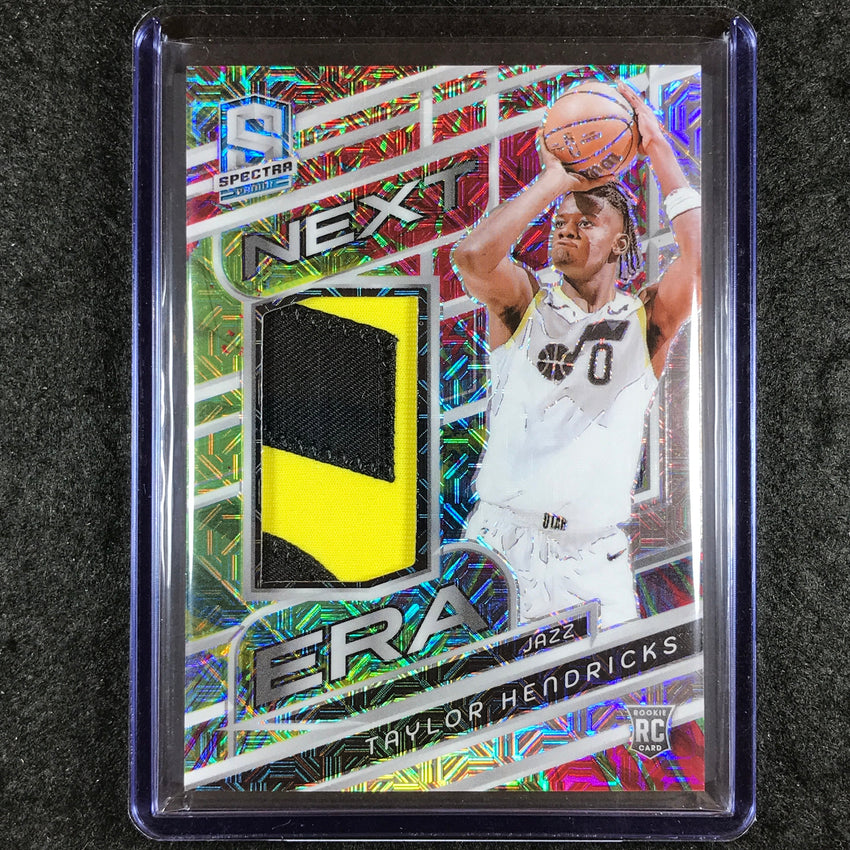 2023-24 Spectra TAYLOR HENDRICKS Next Era Rookie Patch Relic Meta 25/25