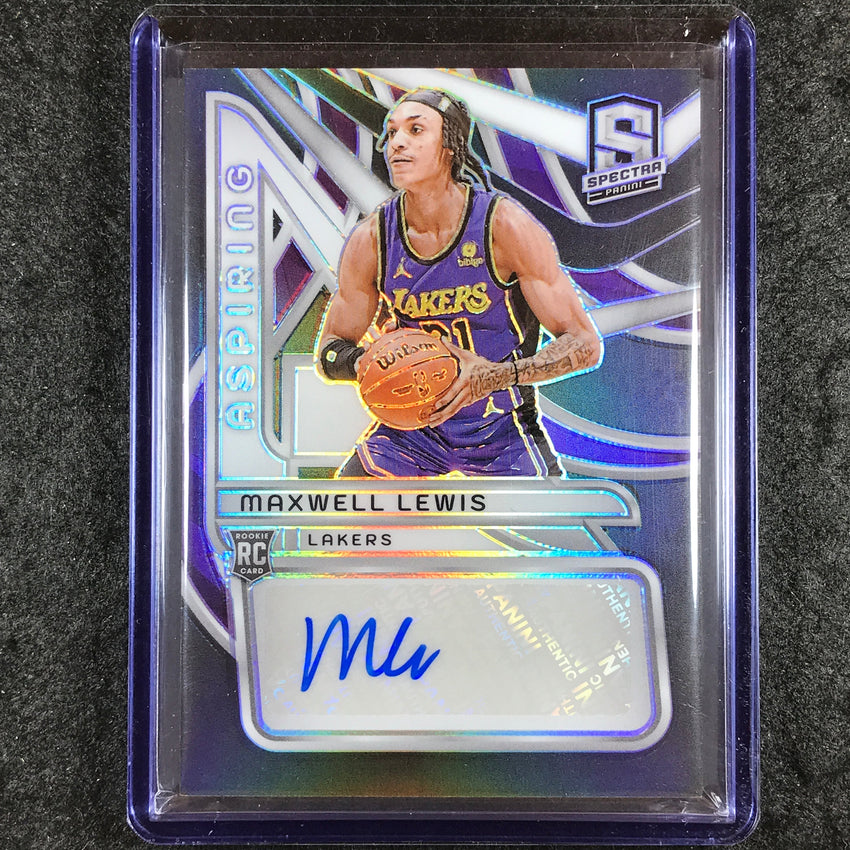 2023-24 Spectra MAXWELL LEWIS Aspiring Rookie Autograph Base 68/75