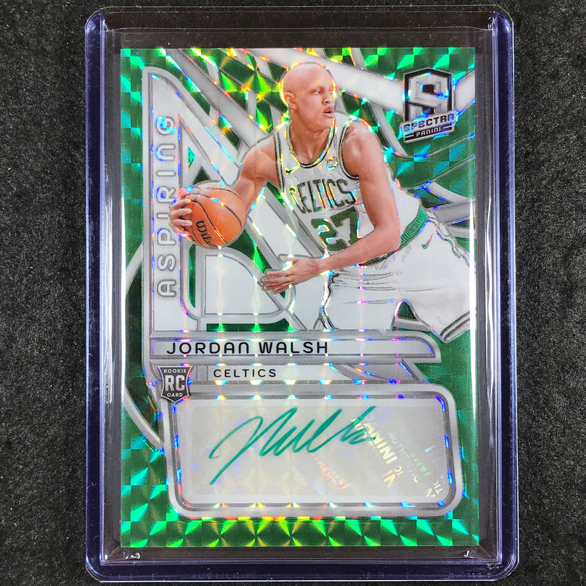 2023-24 Spectra JORDAN WALSH Aspiring Rookie Autograph Green 29/50