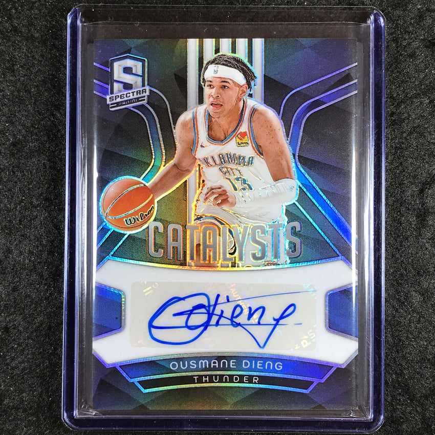 2023-24 Spectra OUSMANE DIENG Catalysts Signatures Auto Base 53/99