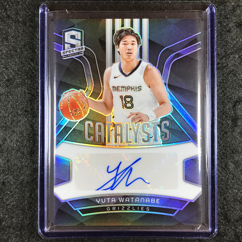 2023-24 Spectra YUTA WATANABE Catalysts Signatures Auto Base 8/99