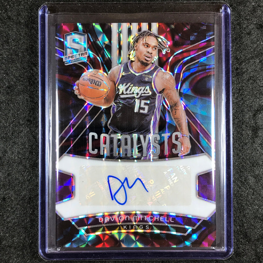 2023-24 Spectra DAVION MITCHELL Catalysts Signatures Auto Interstellar 20/75