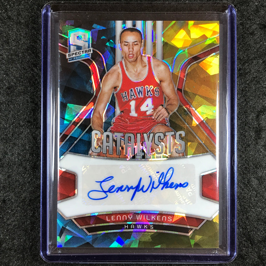 2023-24 Spectra LENNY WILKENS Catalysts Signatures Auto Astral 8/49