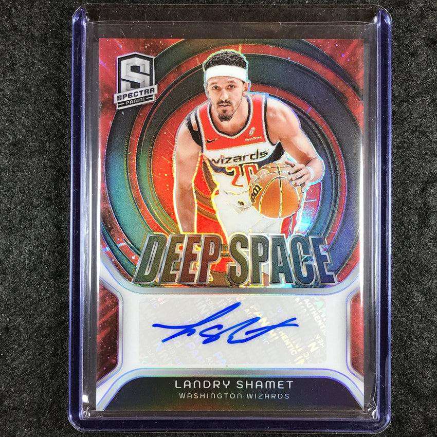 2023-24 Spectra LANDRY SHAMET Deep Space Signatures Auto Base 19/99