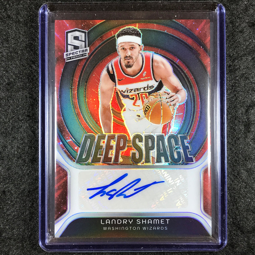 2023-24 Spectra LANDRY SHAMET Deep Space Signatures Auto Base 40/99