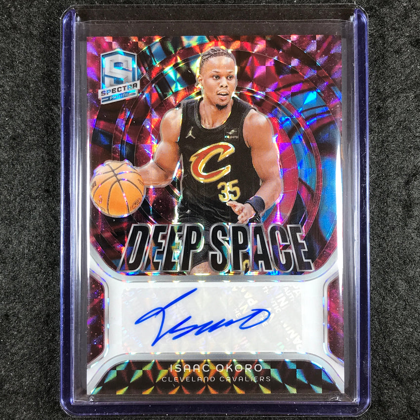 2023-24 Spectra ISAAC OKORO Deep Space Signatures Auto Interstellar 30/75
