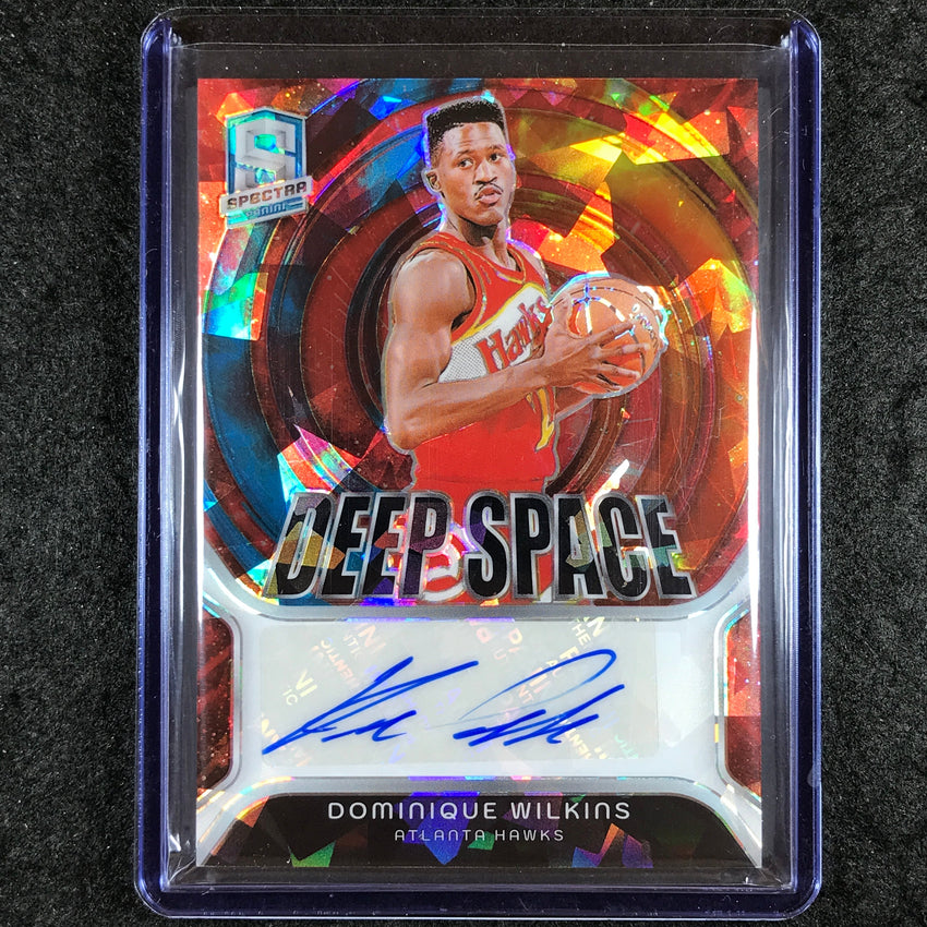2023-24 Spectra DOMINIQUE WILKINS Deep Space Signatures Auto Astral 48/49
