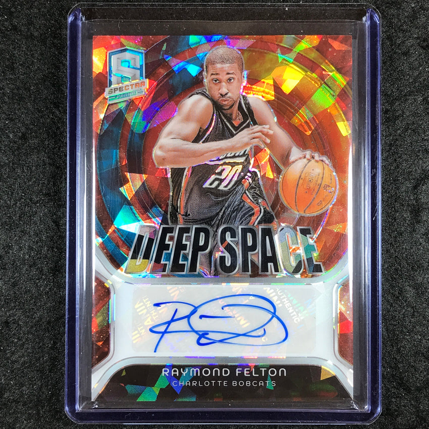 2023-24 Spectra RAYMOND FELTON Deep Space Signatures Auto Astral 32/49