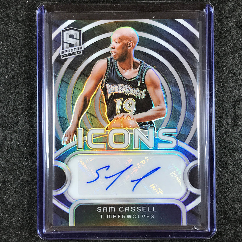 2023-24 Spectra SAM CASSELL Icons Auto Base 93/99