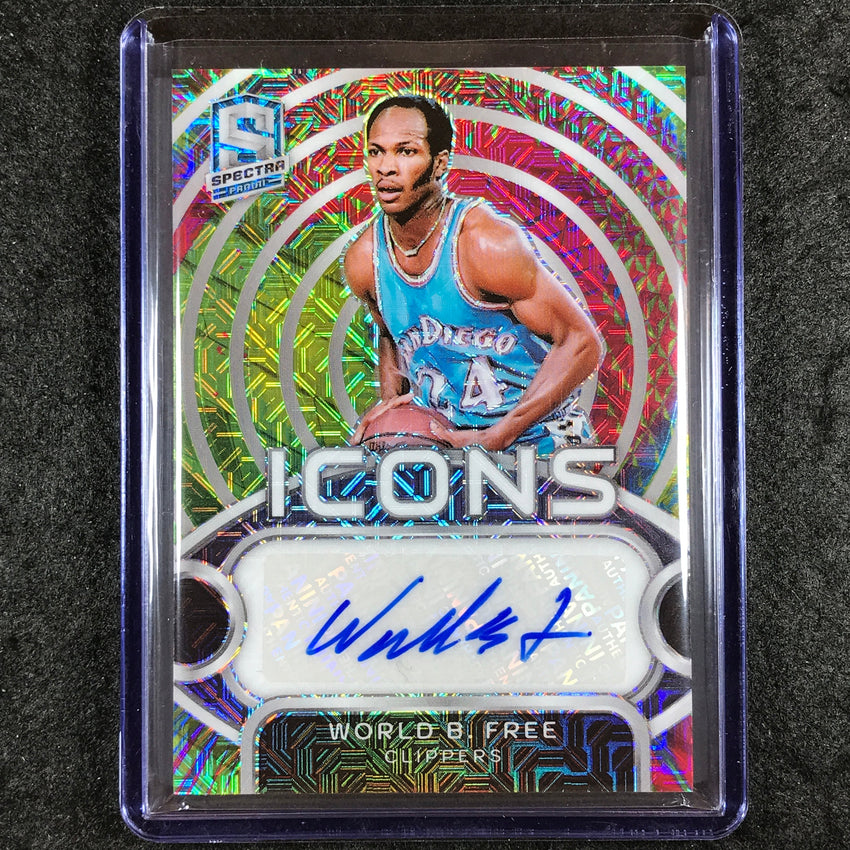 2023-24 Spectra WORLD B. FREE Icons Auto Meta 6/25