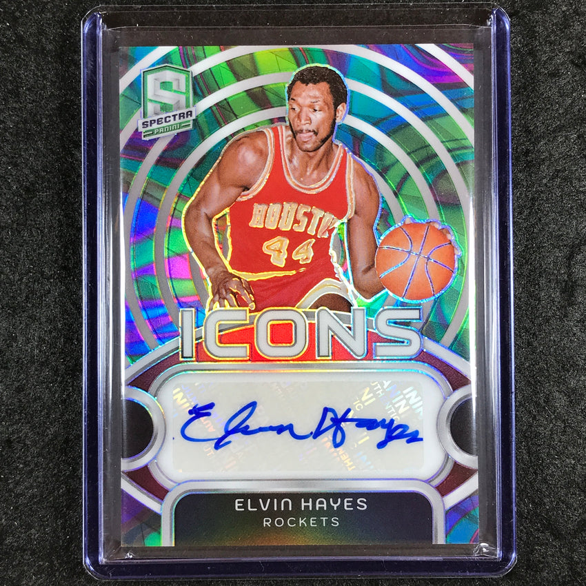 2023-24 Spectra ELVIN HAYES Icons Auto Marbel 1/5