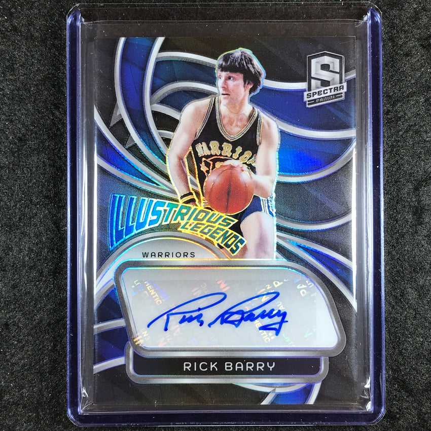 2023-24 Spectra RICK BARRY Illustrious Legends Auto Base 36/75
