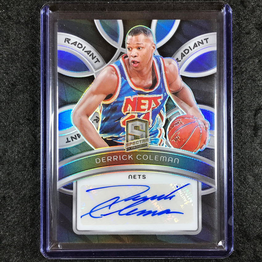 2023-24 Spectra DERRICK COLEMAN Radiant Signatures Auto Base 53/99
