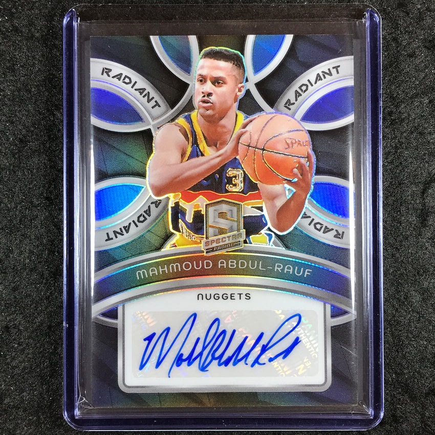 2023-24 Spectra MAHMOUD ABDUL-RAUF Radiant Signatures Auto Base 35/99